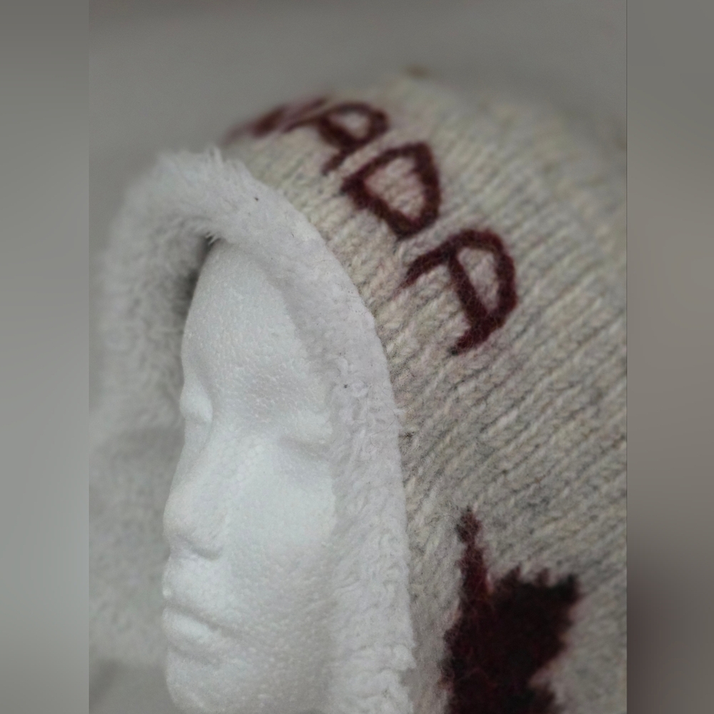 Northern Lifestyles Canada Trapper Hat Ear Flaps Fleece Sherpa Lined Wool Hat